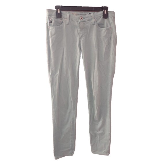 AG Adriano Goldschmied Denim - AG Adriano Goldschmied Jeans Womens 28R Seafoam The Stilt Cigarette Leg Calypso